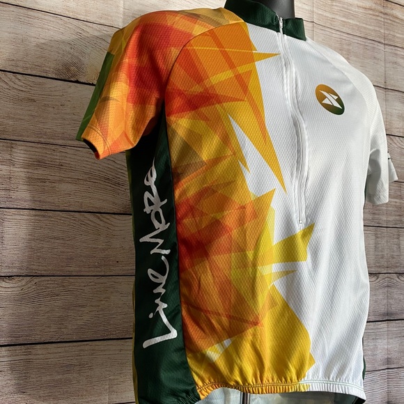 Xterra Short Sleeve Cycling Jersey 3 Back Pockets - Picture 3 of 12